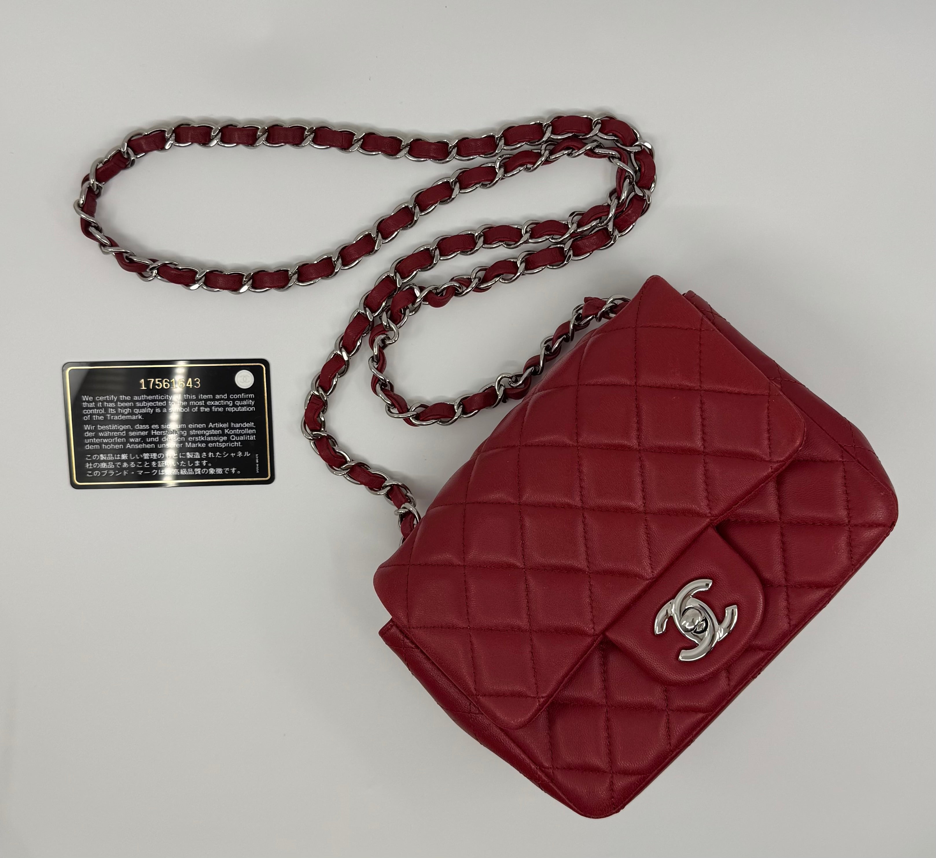 Chanel classic flap bag - mini square